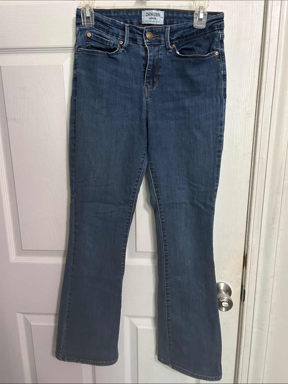Denizen from Levi's Women's Dark Blue Wide Leg Jeans